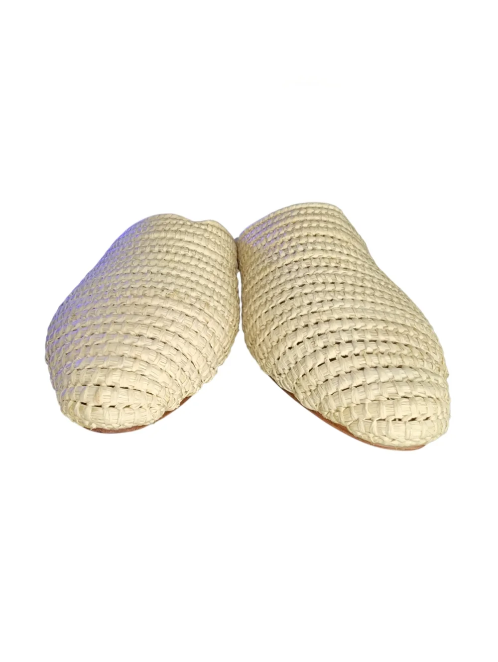 NWT Artemis Raffia Babouches Mules Natural, Womens 9 - Picture 4 of 9